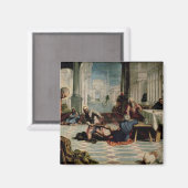 Christ Washing the Feet of the Disciples Magneet (Voorkant / Achterkant)