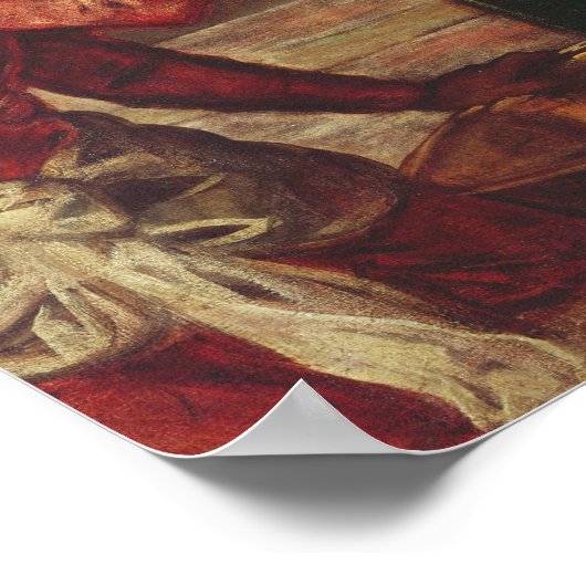 Christ Washing the Feet of the Disciples Poster (Hoek)