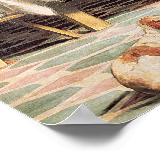 Christ Washing the Feet of the Disciples Poster (Hoek)