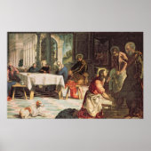 Christ Washing the Feet of the Disciples Poster (Voorkant)