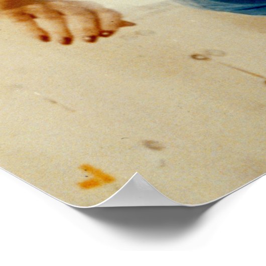 Christa McAuliffe in gewichtloze training Poster (Hoek)