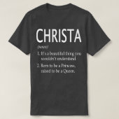 Christa Naam Gift 6 T-shirt (Design voorkant)