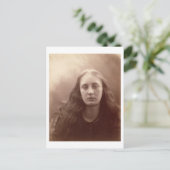 Christabel, portret van May Prinsep, c.1867 (sepia Briefkaart (Staand voorkant)