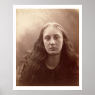 Christabel, portret van May Prinsep, c.1867 (sepia Poster