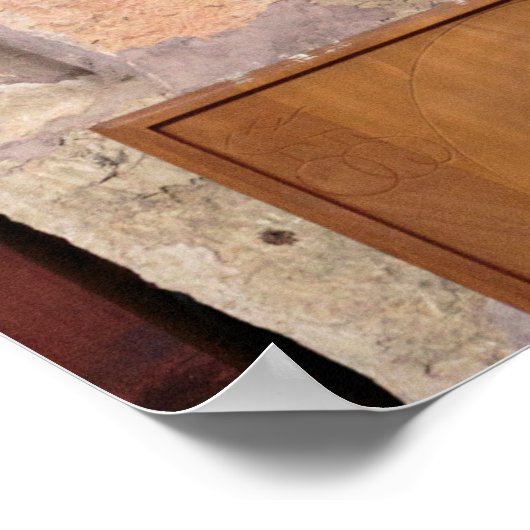 Christain Cross Artwork Poster (Hoek)