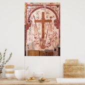 Christain Cross Artwork Poster (Keuken)