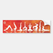 Christamas Yoga Bumpersticker (Voorkant)
