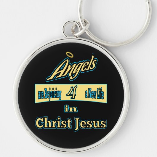 Christan Angels is blij met Sleutelhanger (Voorkant)