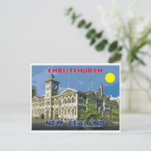 Christchurch, bezoek Nieuw-Zeeland Briefkaart (Staand voorkant)