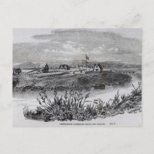 ChristChurch, Canterbury Colony, Nieuw-Zeeland Briefkaart