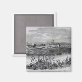 ChristChurch, Canterbury Colony, Nieuw-Zeeland Magneet (Voorkant / Achterkant)