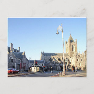 Christchurch Cathedral Dublin, Ierland Briefkaart