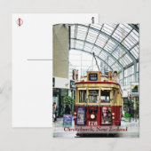 Christchurch City Tour Tram No.178 NZ Briefkaart (Voorkant / Achterkant)