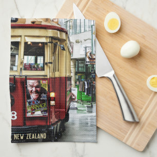 Christchurch City Tour Tram nr. 178 NZ Theedoek