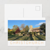 Christchurch Feestdagenkaart (Voorkant / Achterkant)