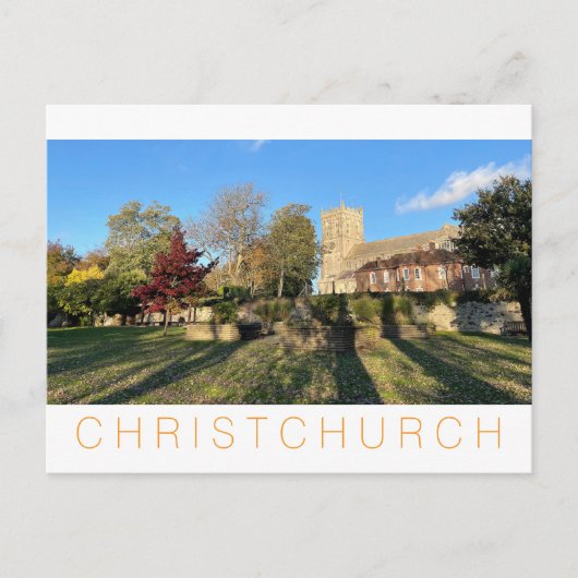Christchurch Feestdagenkaart (Voorkant)
