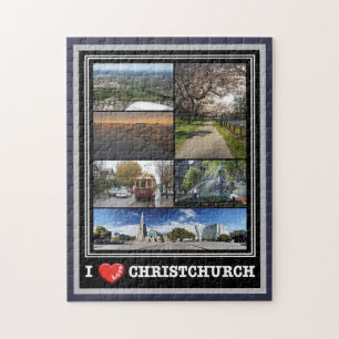 Christchurch - I Love - New Zealand - Legpuzzel