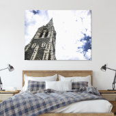 ChristChurch Kathedraal, Nieuw-Zeeland, Canvas Afdruk (Insitu (Slaapkamer))
