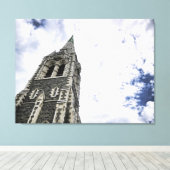ChristChurch Kathedraal, Nieuw-Zeeland, Canvas Afdruk (Insitu (Houten vloer))