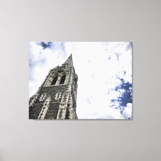 ChristChurch Kathedraal, Nieuw-Zeeland, Canvas Afdruk (Voorkant)