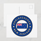 ChristChurch Nieuw-Zeeland Briefkaart (Voorkant / Achterkant)