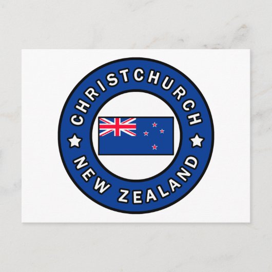 ChristChurch Nieuw-Zeeland Briefkaart (Voorkant)