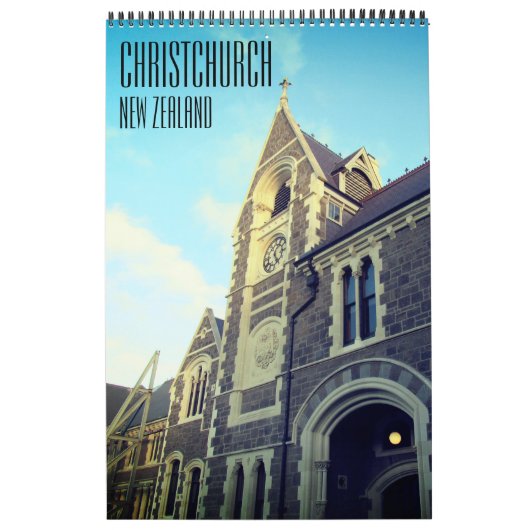 Christchurch Nieuw-Zeeland Kalender (Hoes)