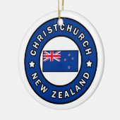 ChristChurch Nieuw-Zeeland Keramisch Ornament (Links)
