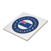 ChristChurch Nieuw-Zeeland Tegeltje (Zijkant)