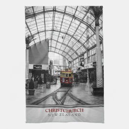 ChristChurch Nieuw-Zeeland Tram Tea Towel Theedoek