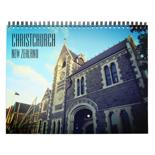 Christchurch NZ 2026 Kalender (Hoes)