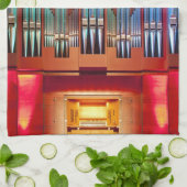 Christchurch orgel theedoek met tekst (Gevouwen)