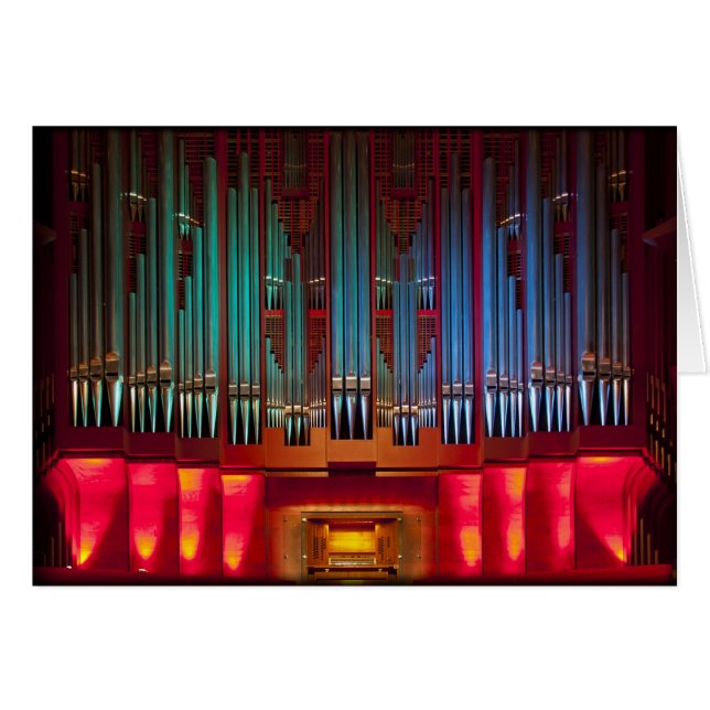 Christchurch Town Hall orgel (Voorkant Horizontaal)