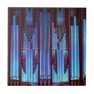 ChristChurch Town Orthoorieblauwe buizen Tegeltje