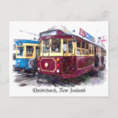 ChristChurch Tram Briefkaart (Voorkant)