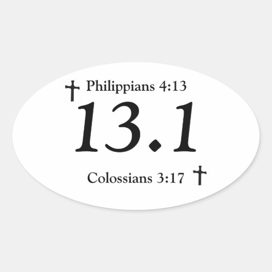 Christelijk 13.1 Sticker (Voorkant)