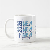 Christelijk 2026 Nieuwjaar Aangepaste Schrift Krui Koffiemok (Links)