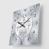 Christelijk, 25 jaar weddenschap Jubileum Gift,  Vierkante Klok (Hoek)