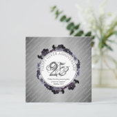 Christelijk | 25e SILVER Wedding Jubileum Kaart (Staand voorkant)