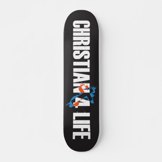 Christelijk 4-levensskateboard skateboard (Voorkant)