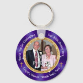 Christelijk, 50e bruiloft Jubileum Favor Ideeën, Sleutelhanger (Voorkant)