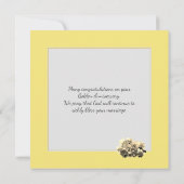 Christelijk | 50e GOLDEN Wedding Jubileum Kaart (Achterkant)