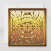 Christelijk 50e Jubileum voor bruiloft Inv Kaart (Voorkant)