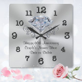 Christelijk 60ste Jubileum Vierkante Klok