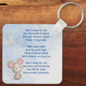 Christelijk aandenken Cute Little Mouse Sleutelhanger (Achterkant)