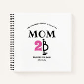 Christelijk aangepaste Baby gebeden zwangerschapsj Notitieboek (Voorkant)