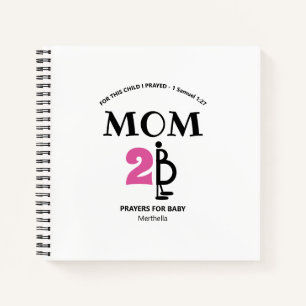 Christelijk aangepaste Baby gebeden zwangerschapsj Notitieboek