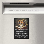 Christelijk advies leuk wijs hond leven magneet (Insitu (Vaatwasser))