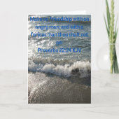 Christelijk advies notitiekaartje (Voorkant)