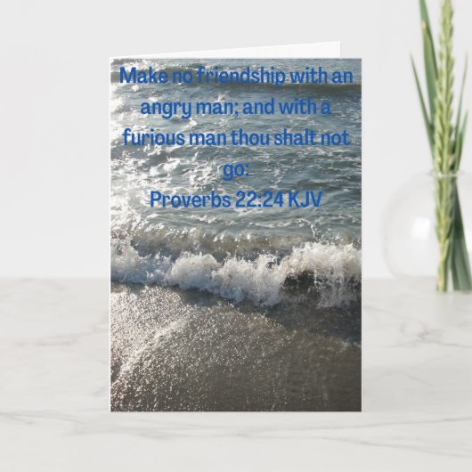 Christelijk advies notitiekaartje (Voorkant)